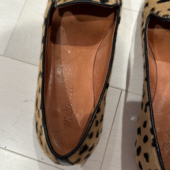 Madewell cheetah print calf hair  loafer - size 8.5 - Picture 6 of 10